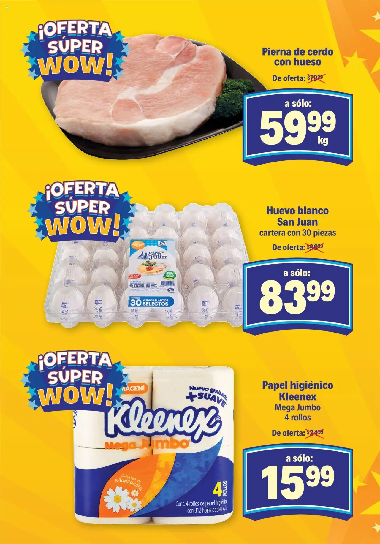 Nuevas ofertas de S-Mart válidas en toda la República Mexicana desde el 14.10.2025. ¡Encuentra las mejores ofertas en S-Mart - Folleto de Feria - Juarez! | Página: 1 | Productos: Huevo, Huevos, Cerdo, Papel higiénico
