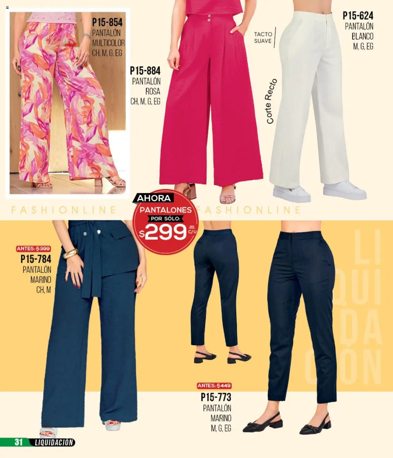 Nuevas ofertas de Cklass válidas en toda la República Mexicana desde el 09.09.2025. ¡Encuentra las mejores ofertas en Cklass - Catálogo Liquidacion Calzado! | Página: 215 | Productos: Pantalones