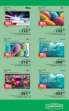 Lojas Quero-Quero - Ofertas atuais - Pré-Visualização do folheto da loja Lojas Quero-Quero, válido de 04.02.2026 | Página: 20 | Produtos: smart TV, Smart TV 32, Tv, USB