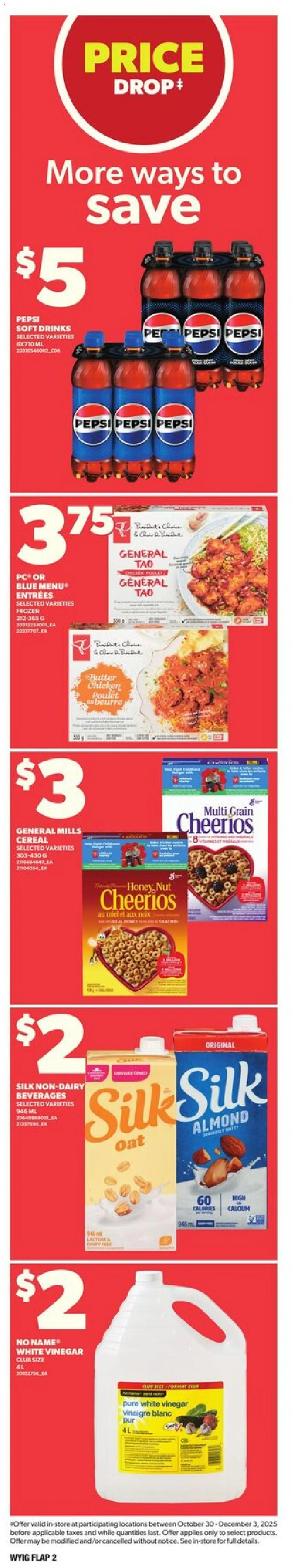 Loblaws flyer valid from 20.11.2025 | Page: 2 | Products: PC