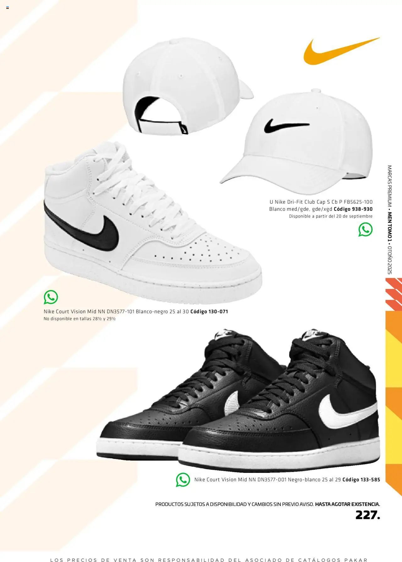 Nuevas ofertas de SC Pakar válidas en toda la República Mexicana desde el 29.08.2025. ¡Encuentra las mejores ofertas en SC Pakar - Catálogo Otoño Men Tomo 1! | Página: 227