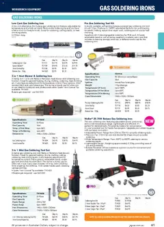 Jaycar catalogue - valid from 09.07.2025 | Page: 61 | Products: Cap, Case, Portable, Iron