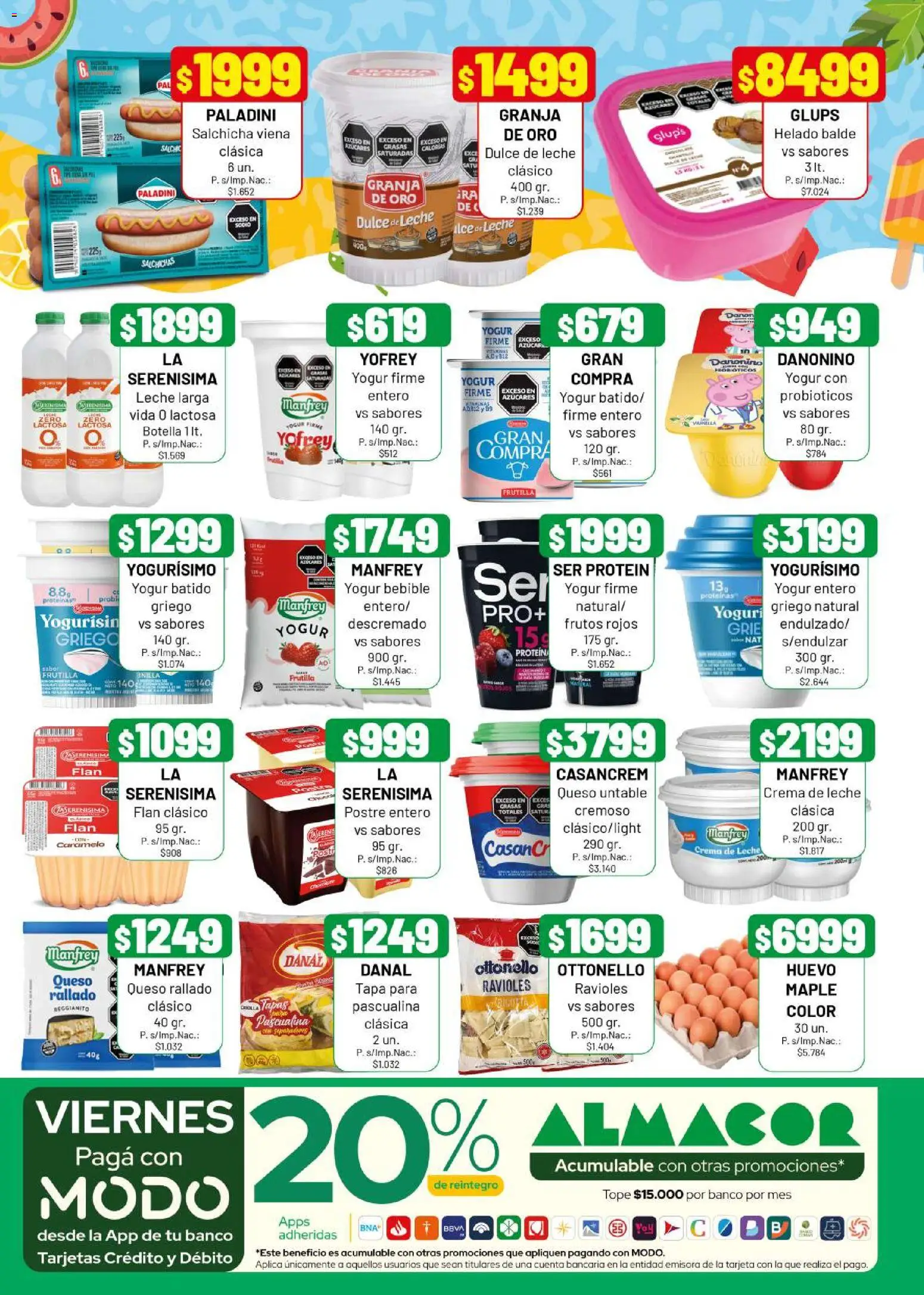 Almacor catálogo │ válido desde el 22.01.2026 | Página: 2 | Productos: Banco, Leche, Yogur, Crema