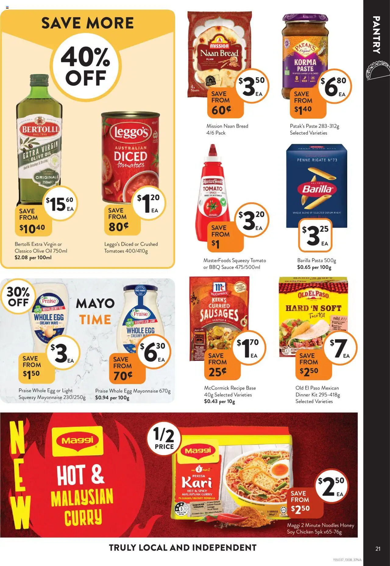 Foodworks catalogue - valid from 13.08.2025 | Page: 21 | Products: BBQ Sauce, Light, Chicken, Sauce