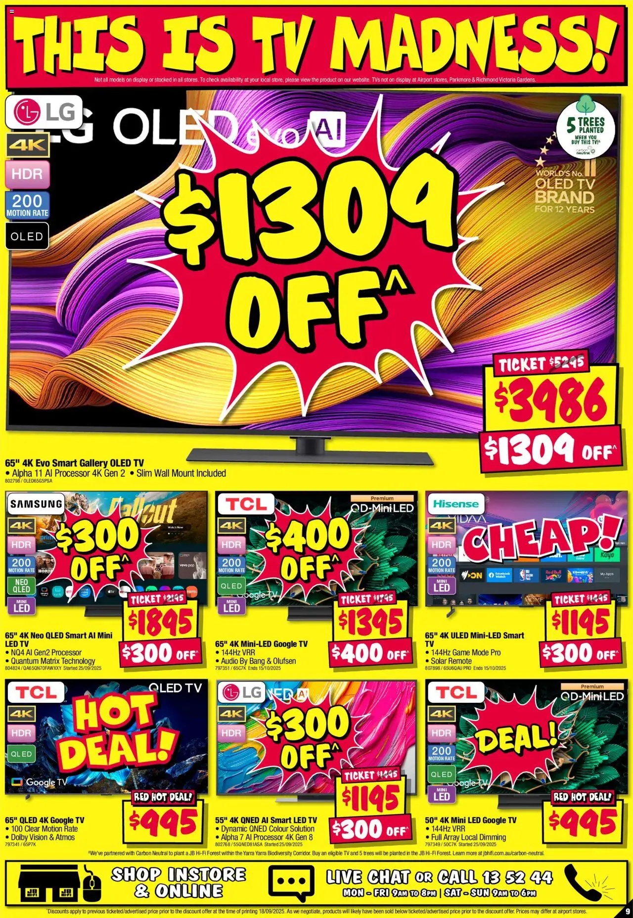 JB Hi-Fi catalogue - valid from 02.10.2025 | Page: 9 | Products: Plant, Tv, Audio, Game