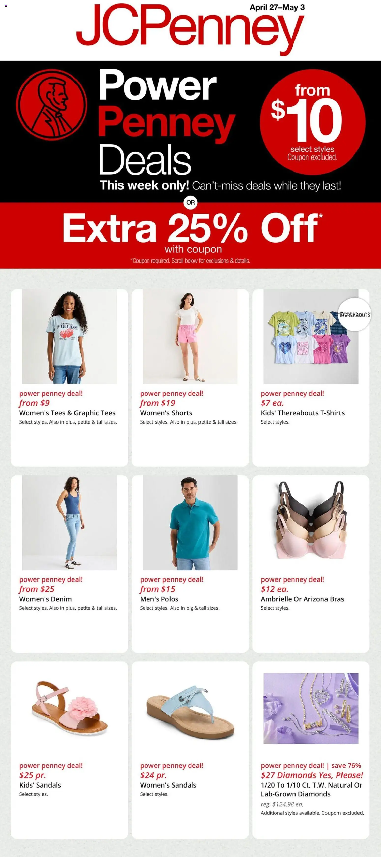 JCPenney Weekly Ad - valid from 27.04.2026 | Page: 1