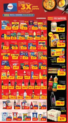Lopes Supermercados Folheto - válido de 18.07.2025 | Página: 3 | Produtos: Whisky, Maionese, Farofa, Azeite