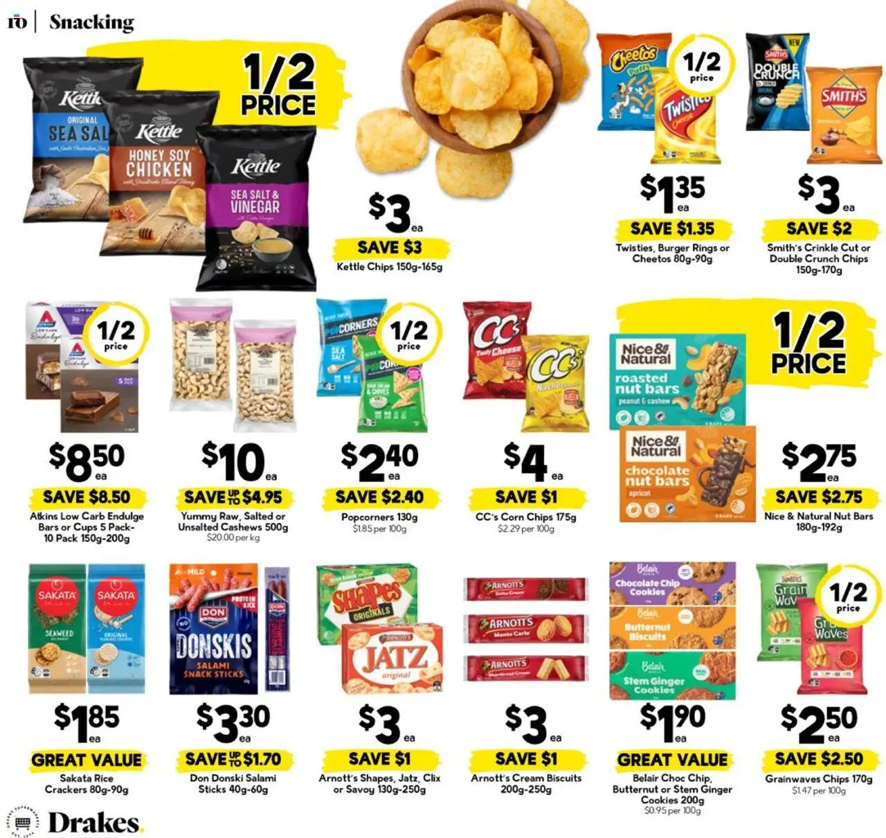 Drakes catalogue - valid from 20.08.2025 | Page: 10 | Products: Chicken, Rice, Chips, Cream