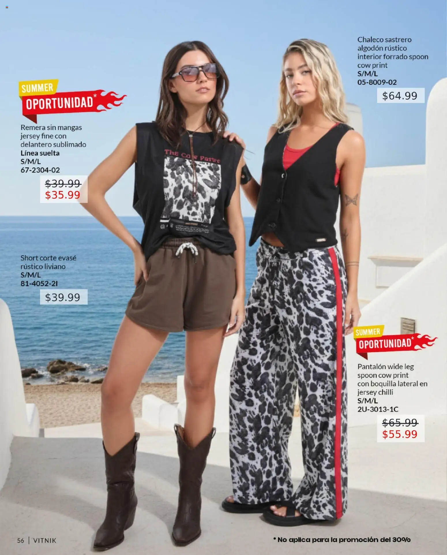 Vitnik - Folleto │ válido desde el 01.01.2026 | Página: 56 | Productos: Remera, Algodón, Short, Chaleco