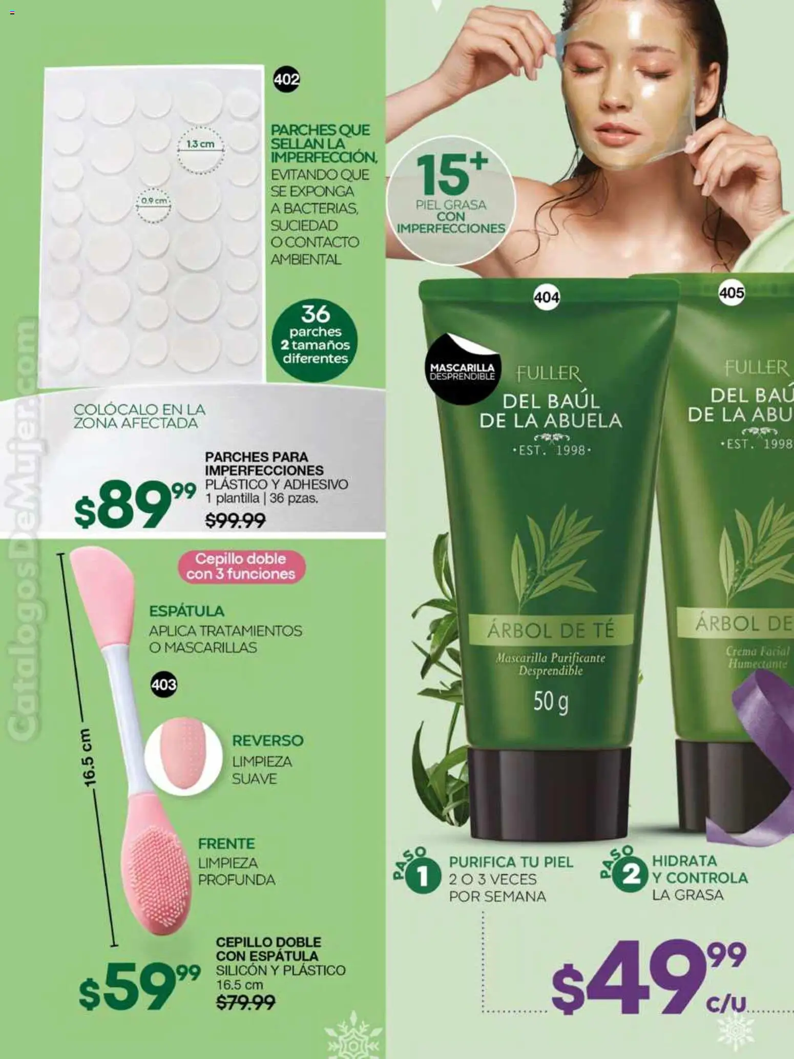 Nuevas ofertas de Fuller válidas en toda la República Mexicana desde el 12.11.2025. ¡Encuentra las mejores ofertas en Fuller campaña 16 2025! | Página: 96 | Productos: Crema, Espátula, Té, Mascarilla