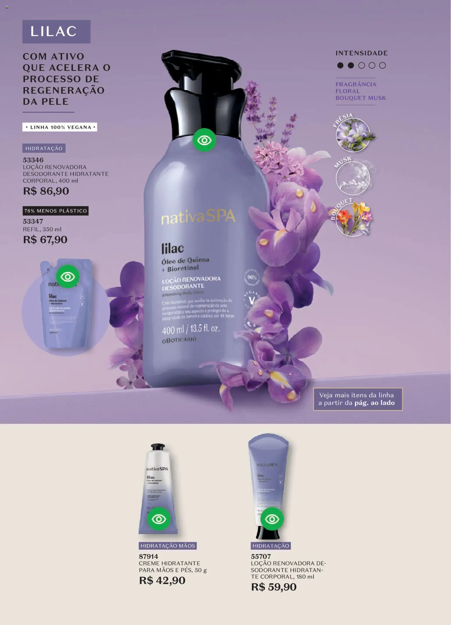 O Boticário Folheto - válido de 02.03.2026 | Página: 94 | Produtos: Desodorante, Óleo, Creme, Body