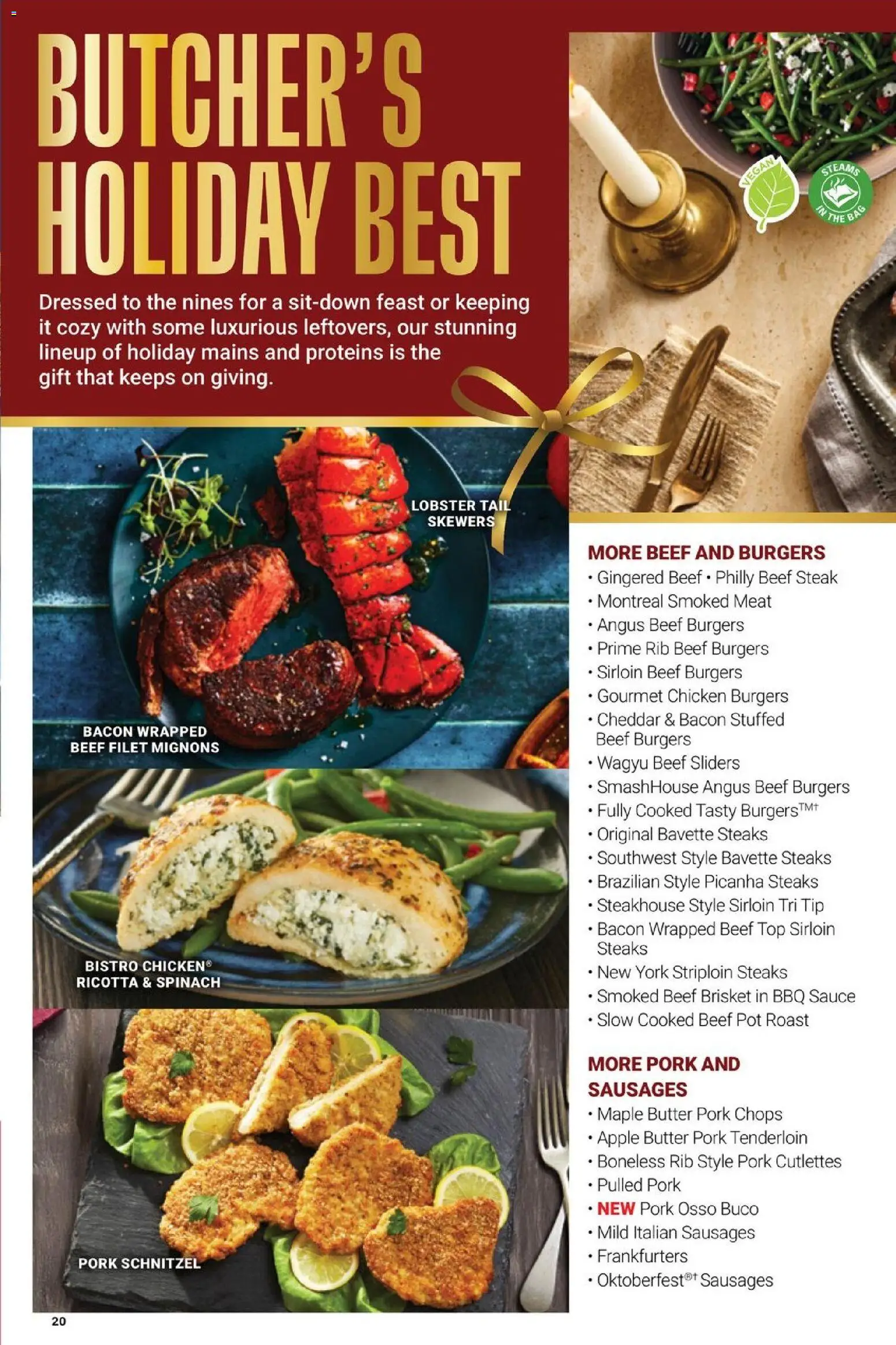 M&M Food Market flyer valid from 01.12.2025 | Page: 20 | Products: Beef, Bag, Chicken, Pork