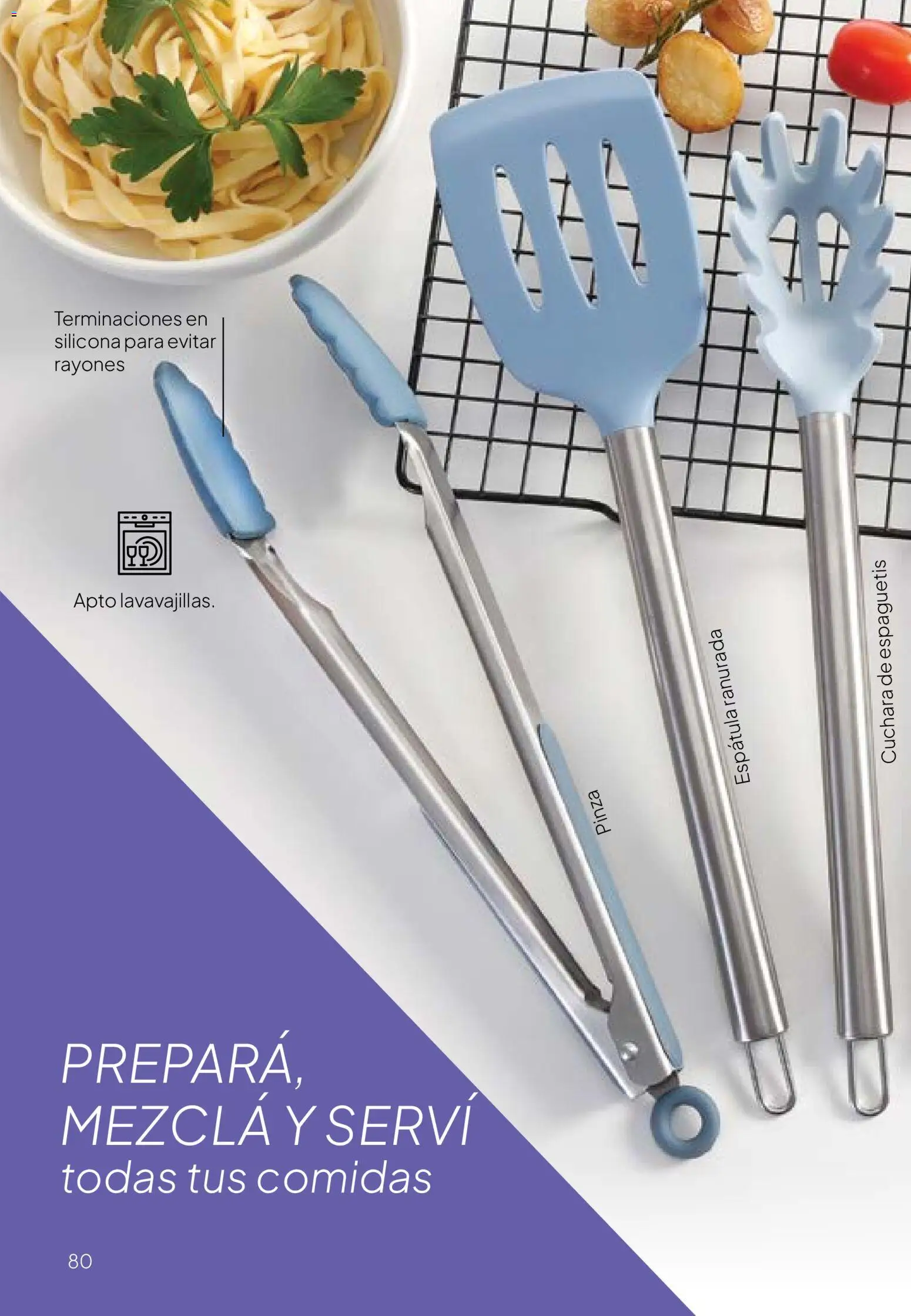 Tupperware Folleto de Campaña 2/2026 │ válido desde el 18.12.2025 | Página: 81 | Productos: Cuchara, Pinza, Espatula