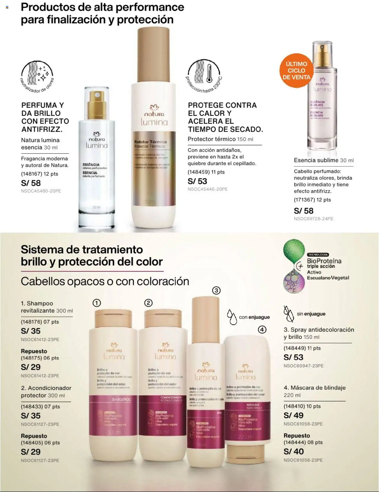 Catálogo Natura válido desde 03.09.2025 | Página: 126 | Productos: Máscara, Shampoo, Acondicionador, Fragancia