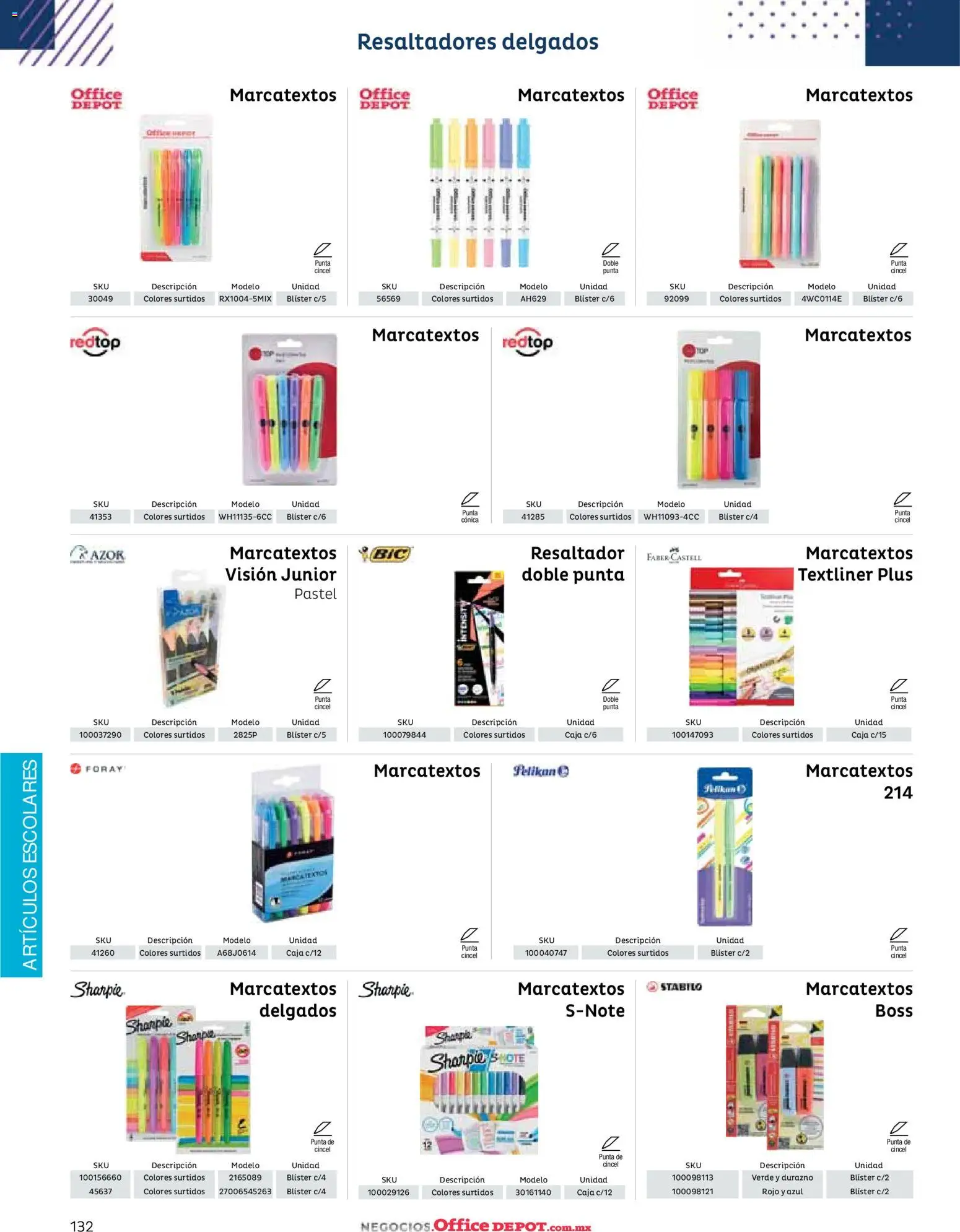 Nuevas ofertas de Office Depot válidas en toda la República Mexicana desde el 12.01.2026. ¡Encuentra las mejores ofertas en Office Depot catálogo 2026! | Página: 134 | Productos: Durazno, Pastel, Caja