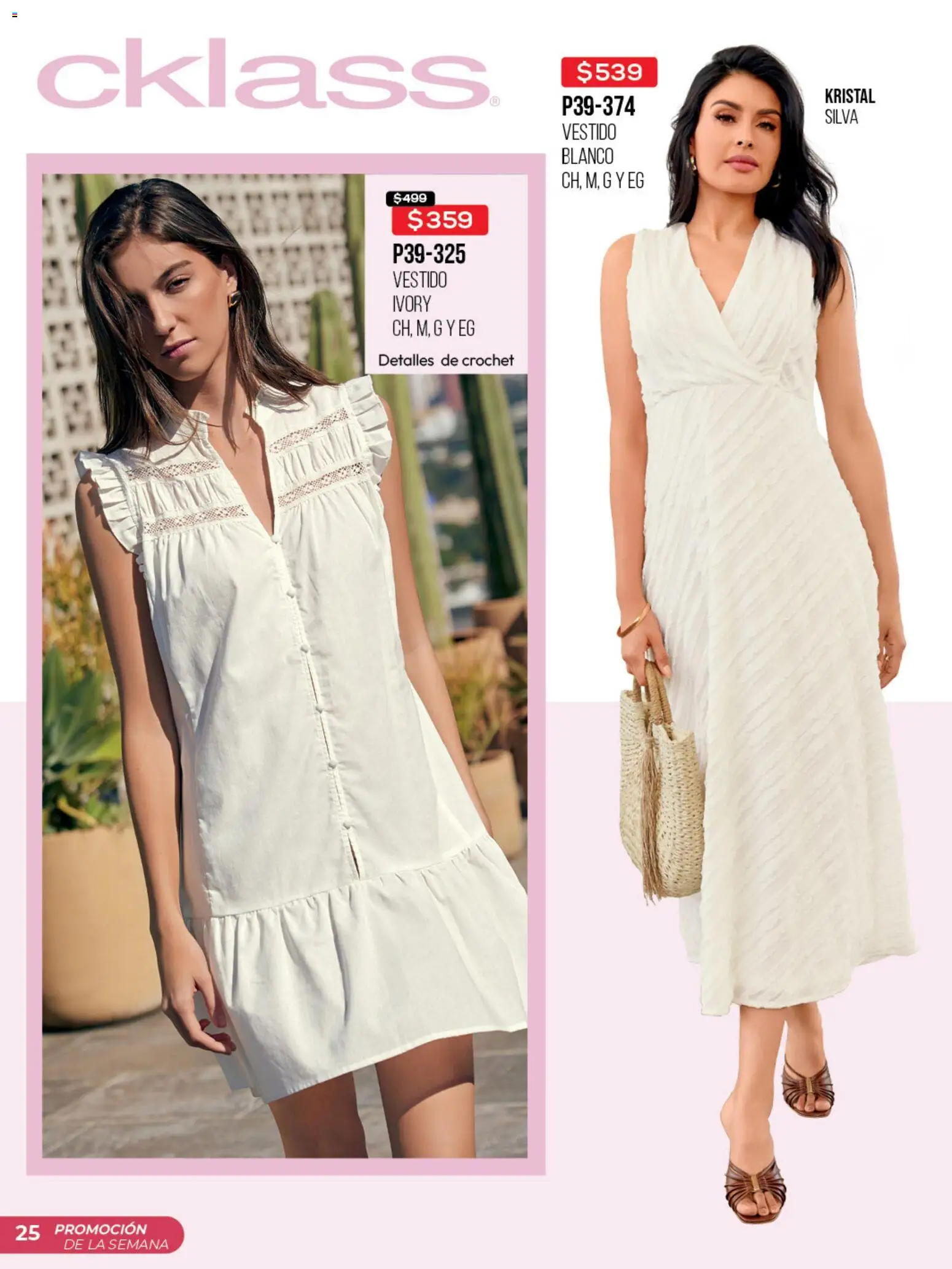 Nuevas ofertas de Cklass válidas en toda la República Mexicana desde el 30.03.2026. ¡Encuentra las mejores ofertas en Cklass catálogo Promo semanal! | Página: 26 | Productos: Vestido