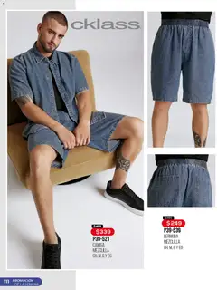 Vista previa de Cklass catálogo Promo semanal, nuevo folleto de la tienda, válido en México a partir del 30.03.2026 | Página: 112 | Productos: Camisa, Bermuda