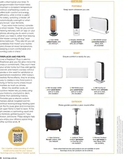 Preview of Catalogue Bunnings Warehouse March - valid from 01.03.2026 | Page: 52 | Products: Heater, Oil, Watch, Portable