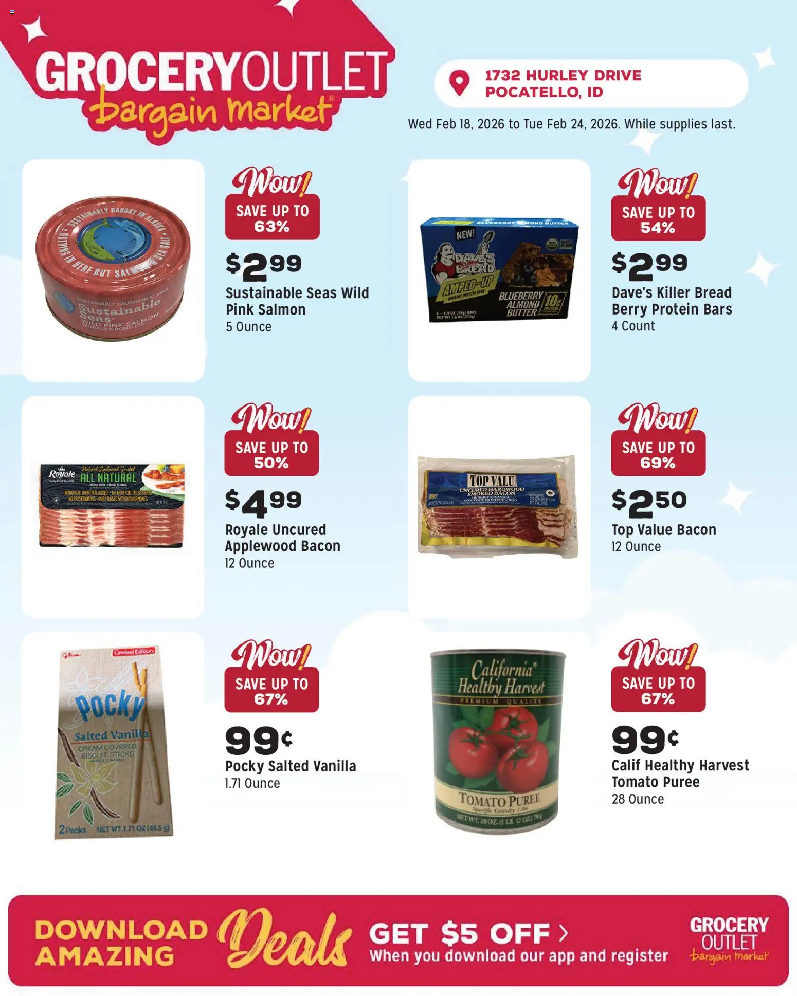 Grocery Outlet Weekly Ad - ID - valid from 18.02.2026 | Page: 7 | Products: Butter, Bread, Cream