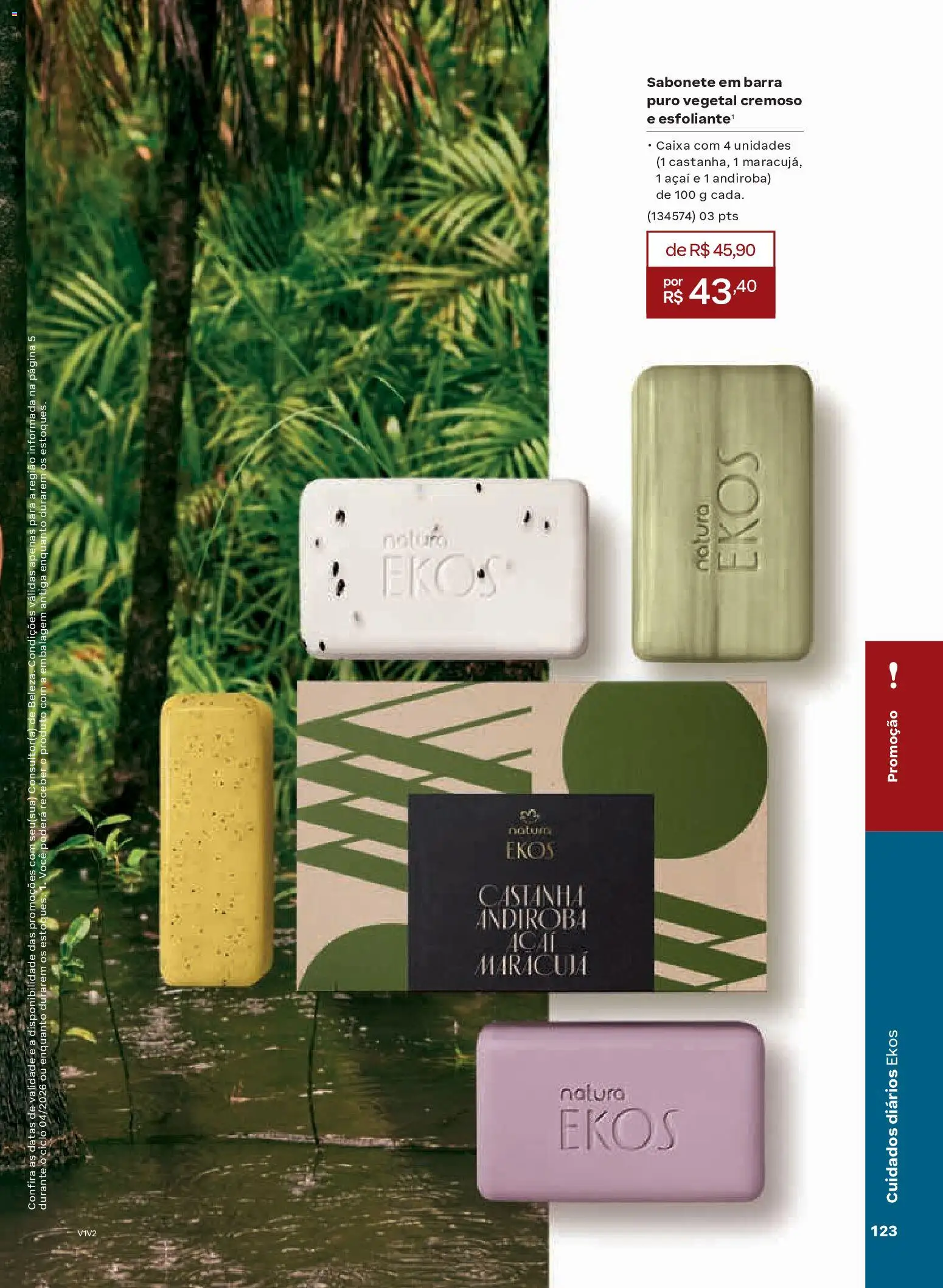 Natura Folheto - válido de 19.02.2026 | Página: 123 | Produtos: Maracujá, Caixa, Sabonete, Açaí