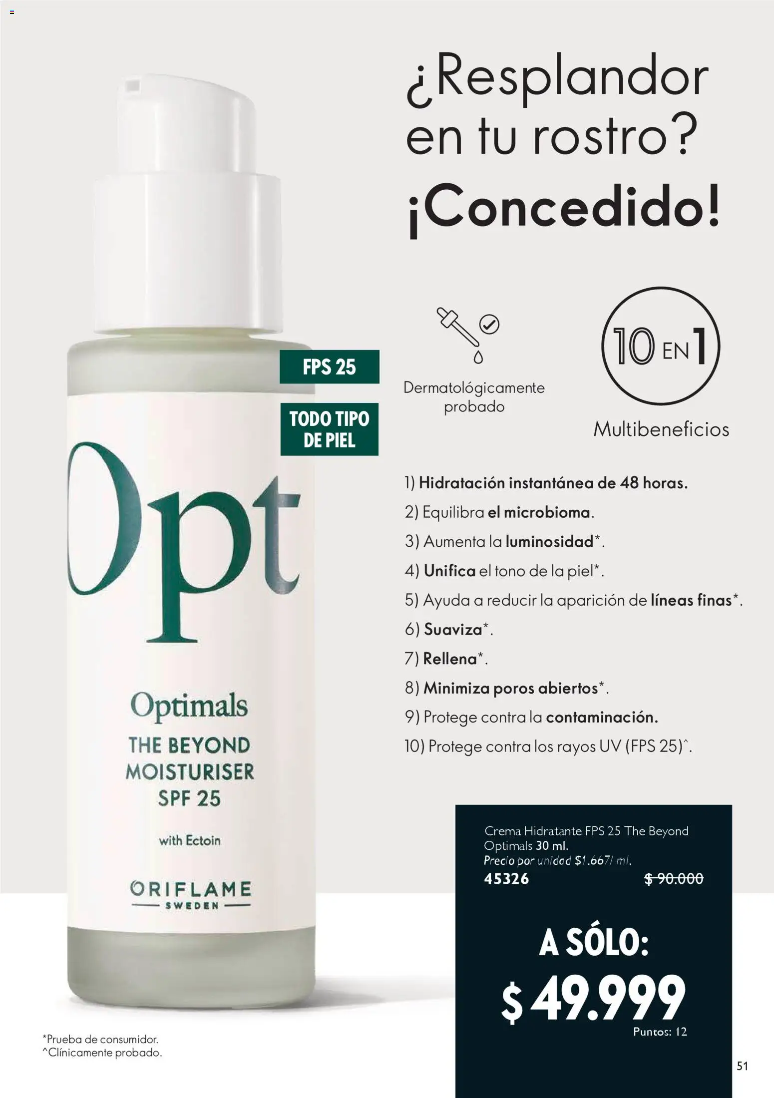 Oriflame revista - valida desde el 14.02.2026 | Página: 51 | Productos: Crema