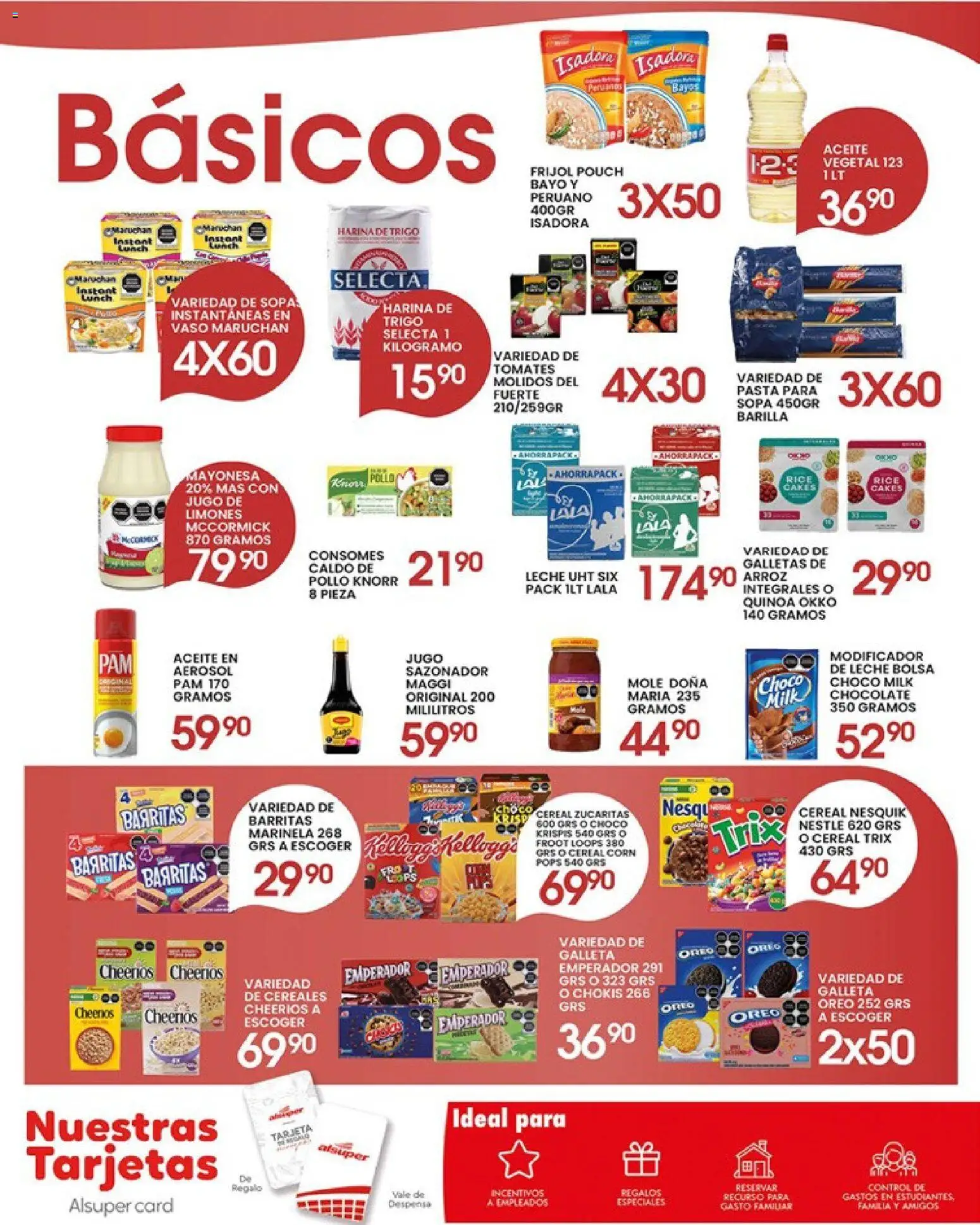 Nuevas ofertas de Alsuper válidas en toda la República Mexicana desde el 17.04.2026. ¡Encuentra las mejores ofertas en Alsuper folleto Saltillo! | Página: 6 | Productos: Pollo, Leche, Chocolate, Pasta