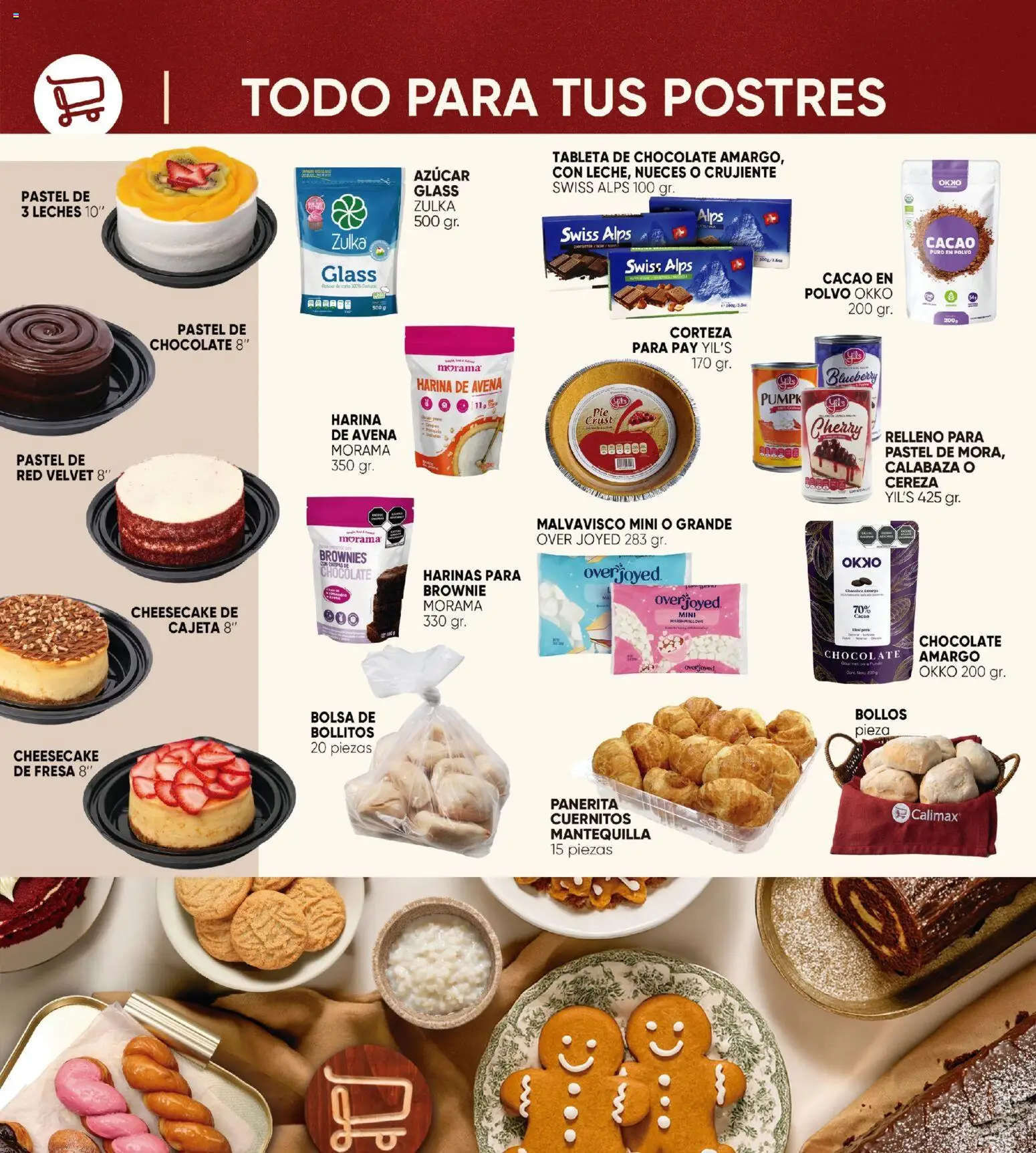 Nuevas ofertas de Calimax válidas en toda la República Mexicana desde el 07.11.2025. ¡Encuentra las mejores ofertas en Calimax folleto Calimax Plus! | Página: 7 | Productos: Fresa, Pastel, Nueces, Cacao