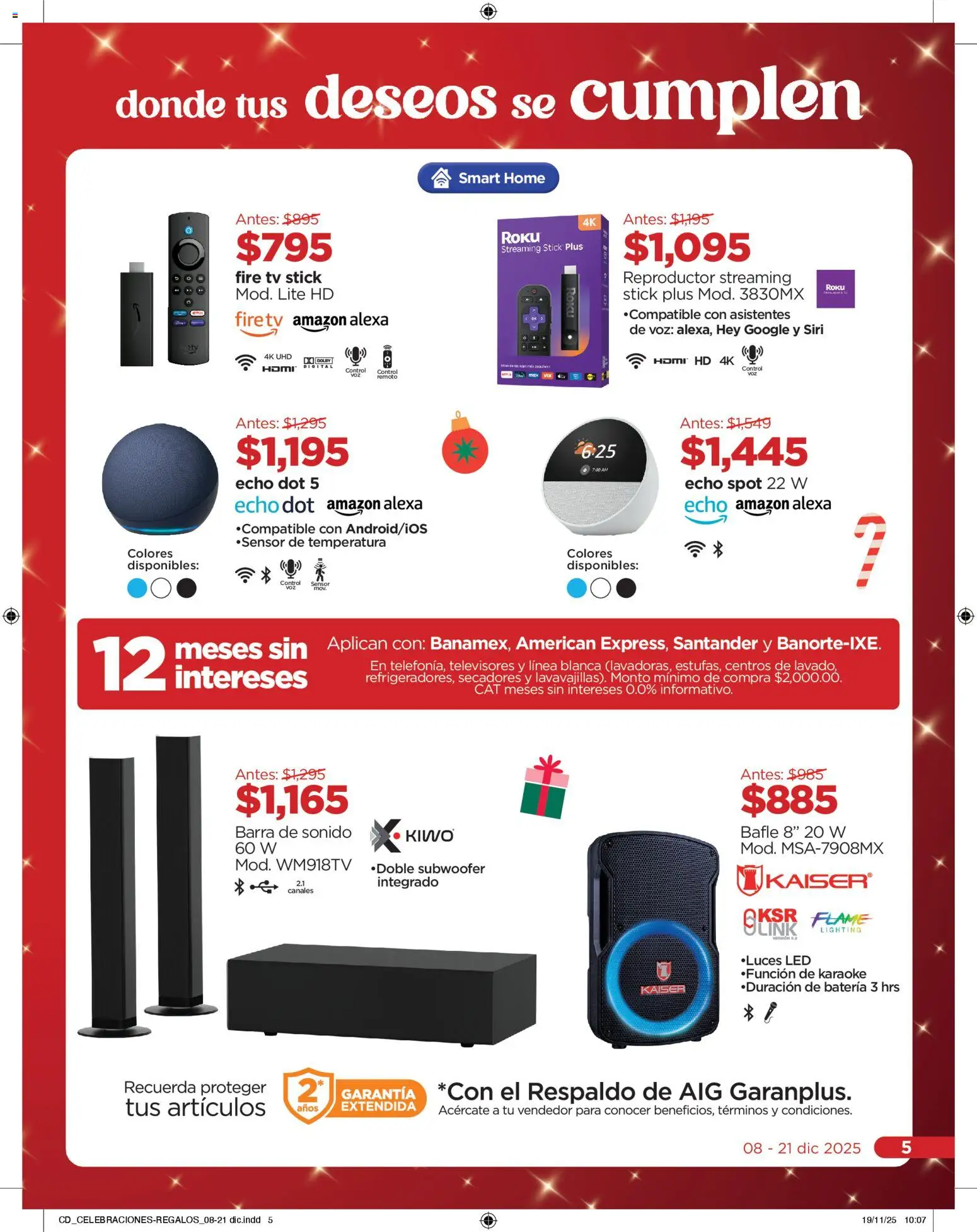 Nuevas ofertas de Chedraui válidas en toda la República Mexicana desde el 08.12.2025. ¡Encuentra las mejores ofertas en Chedraui folleto Navidad! | Página: 5