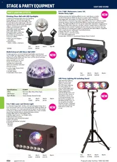 Preview of Jaycar Engineering & Scientific Catalogue 2025/2026  - valid from 09.07.2025 | Page: 446 | Products: Light, Water, Cable, Remote control