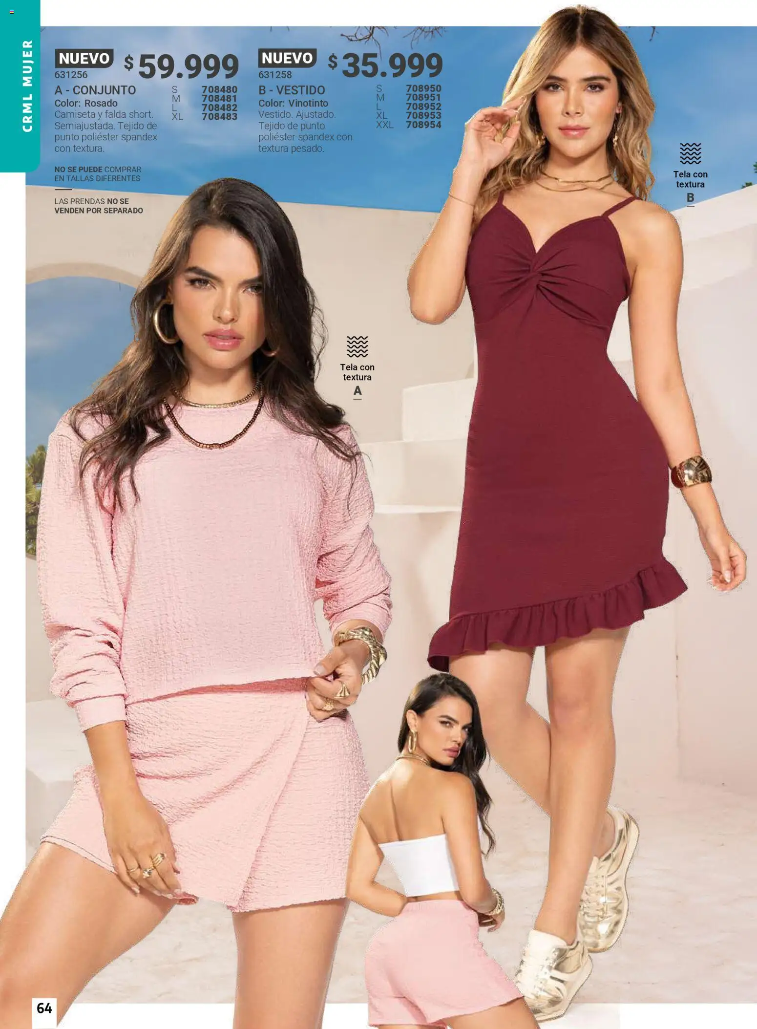 Carmel revista - valida desde el 01.06.2026 | Página: 64 | Productos: Falda, Camiseta, Vestido, Conjunto