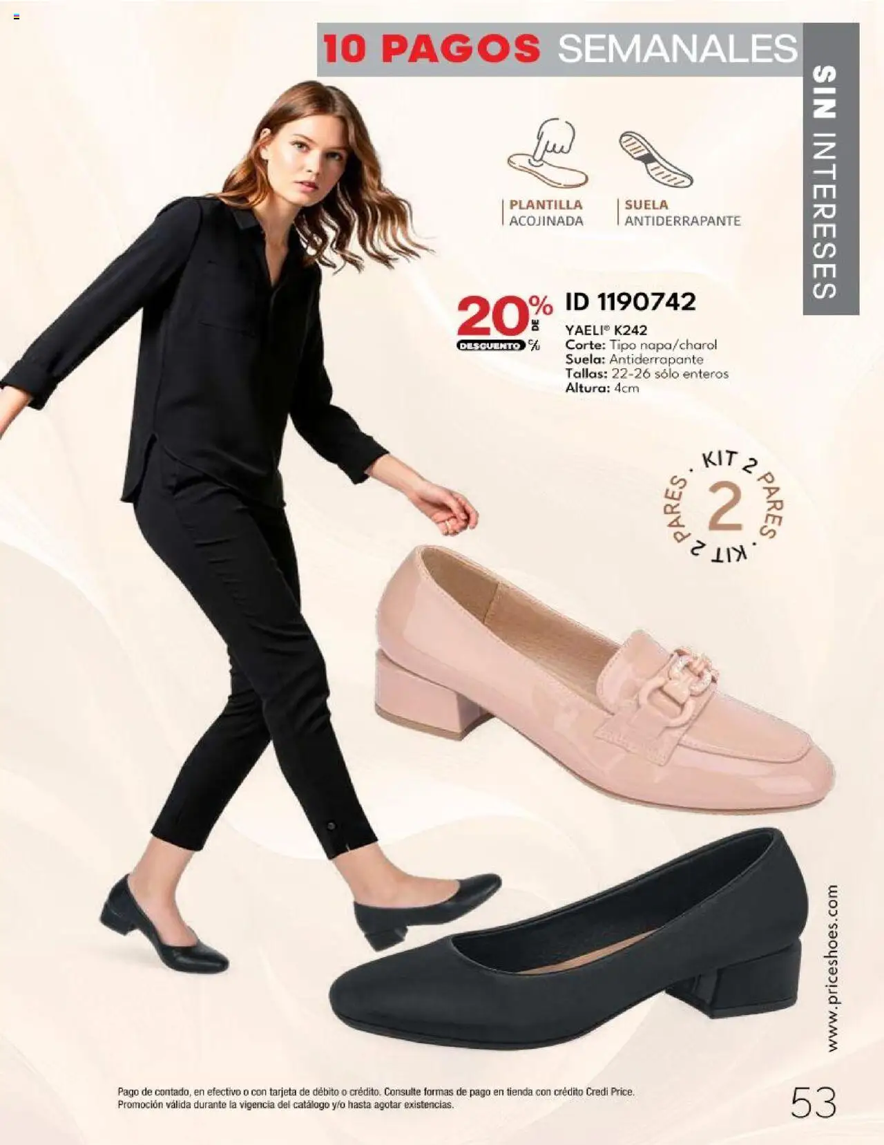 Nuevas ofertas de Price Shoes válidas en toda la República Mexicana desde el 14.10.2025. ¡Encuentra las mejores ofertas en Price Shoes - Catálogo - 10 Pagos sin Intereses! | Página: 53