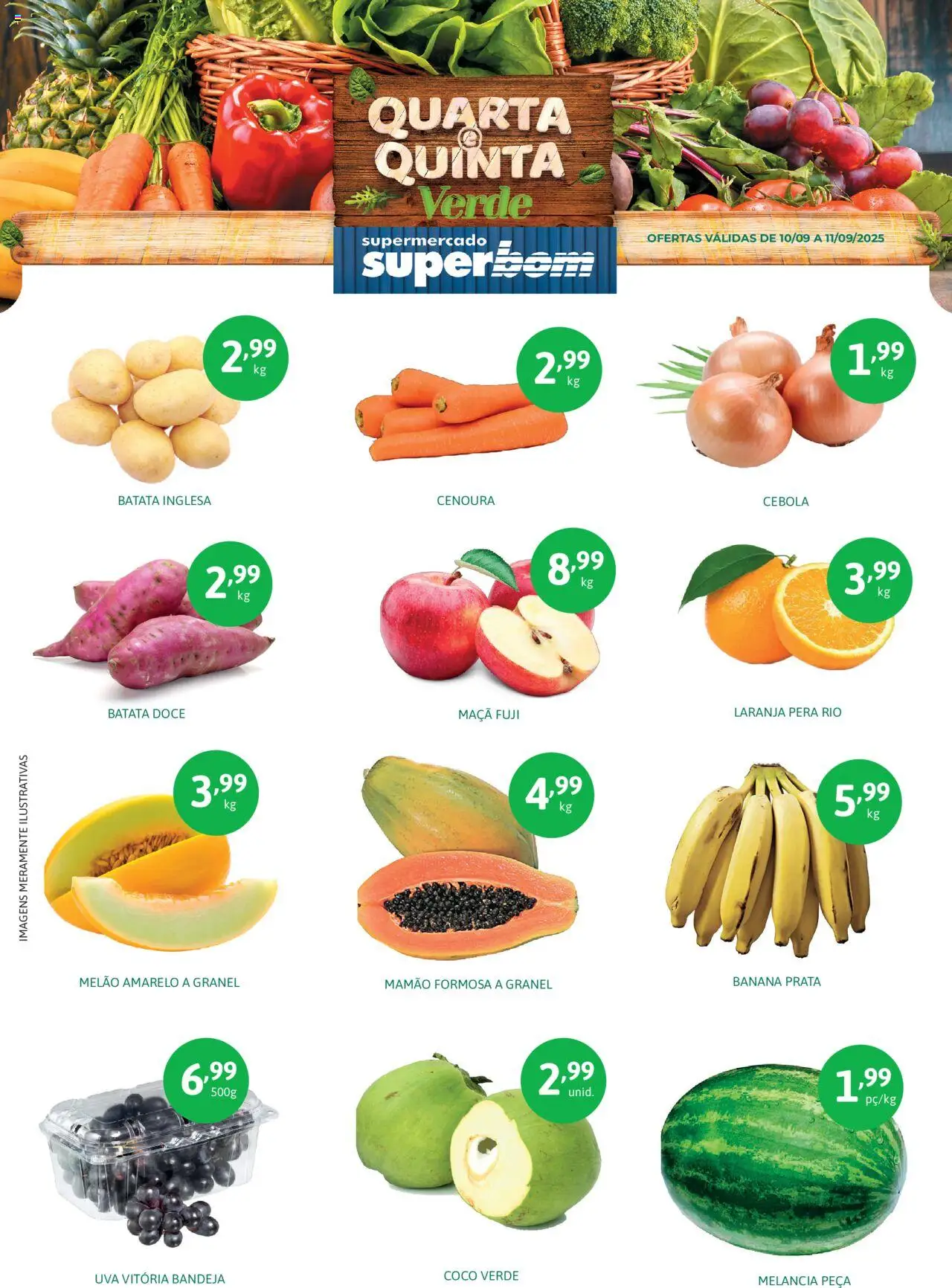 Superbom Folheto - válido de 10.09.2025 | Página: 2 | Produtos: Pera, Cebola, Bandeja, Mamão