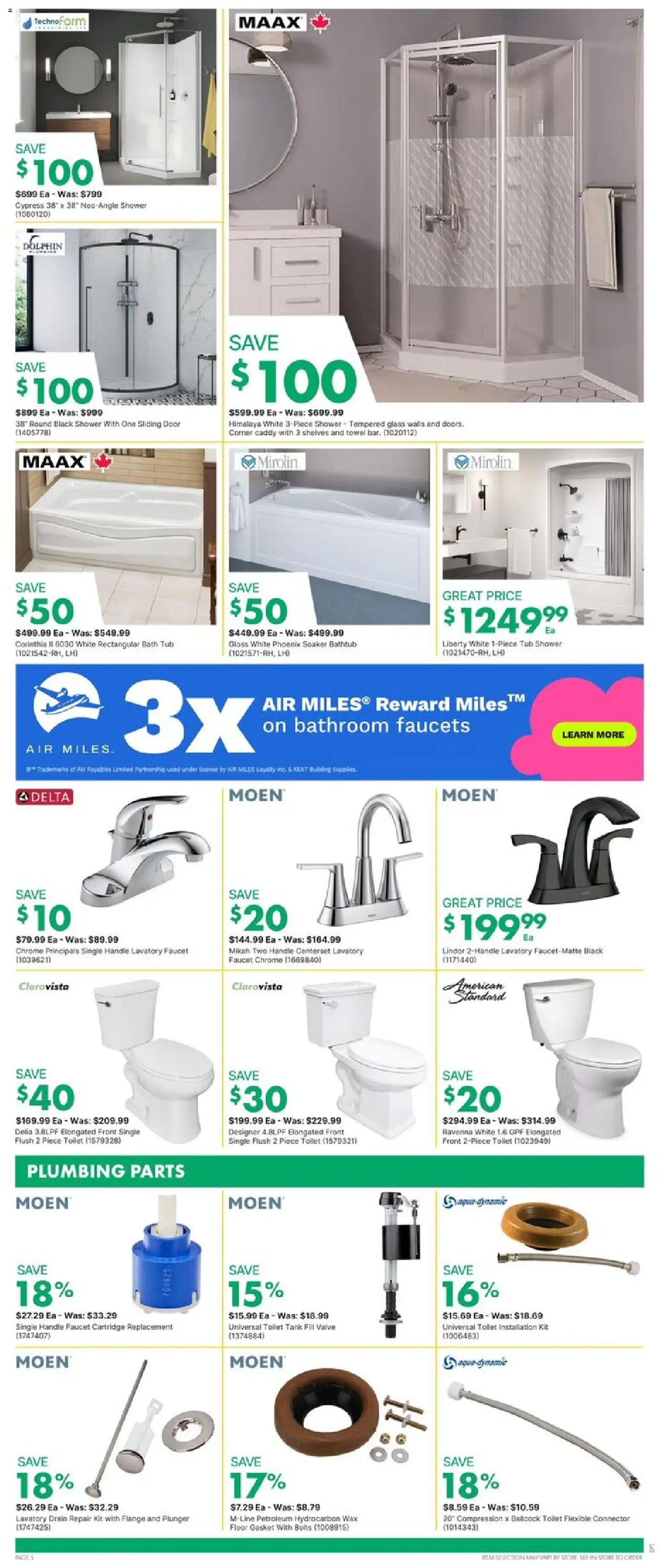 Kent flyer valid from 26.02.2026 | Page: 5 | Products: Connector, Bath, Shower