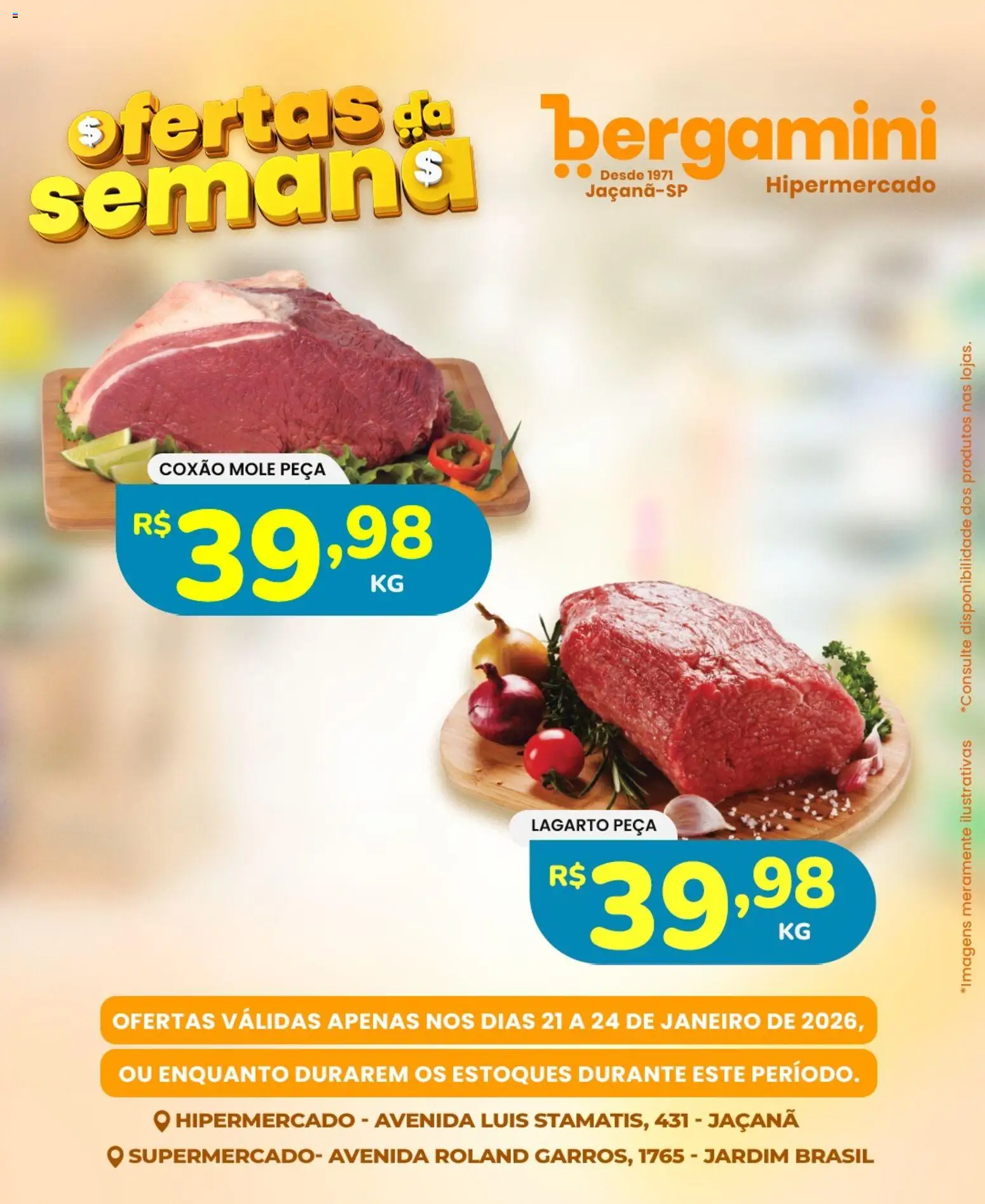 Supermercado Bergamini Folheto - válido de 21.01.2026 | Página: 1