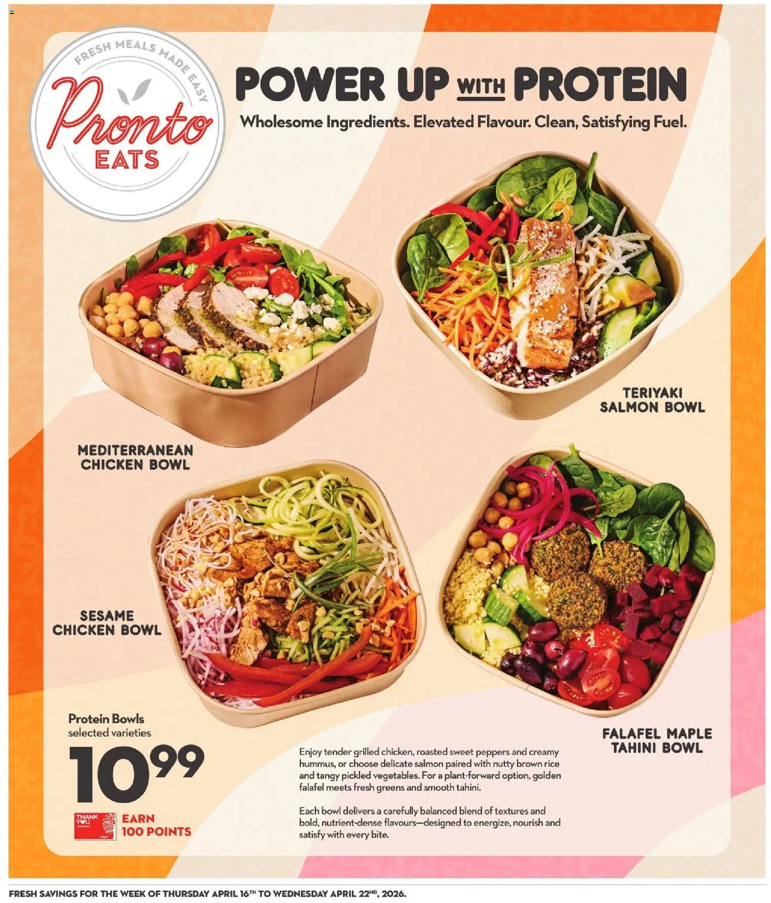 Longo's flyer valid from 16.04.2026 | Page: 16 | Products: Rice, Chicken