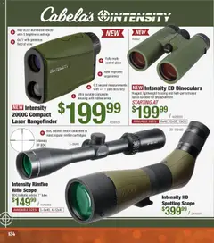 Preview of Cabela's weekly ads valid from 01.11.2025 | Page: 134 | Products: Rangefinder, Rimfire Rifle, Rifle, Rimfire