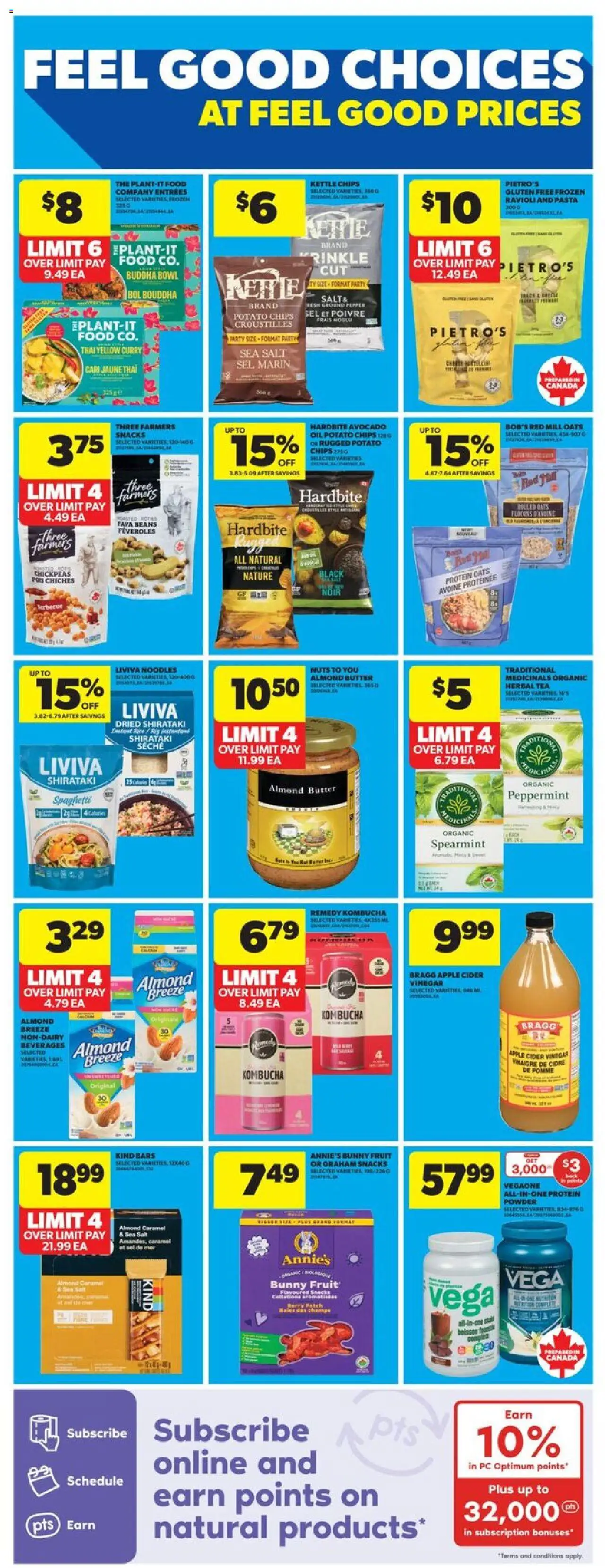 Real Canadian Superstore flyer valid from 11.09.2025 | Page: 23 | Products: Tea, Noodles, Nuts, Powder