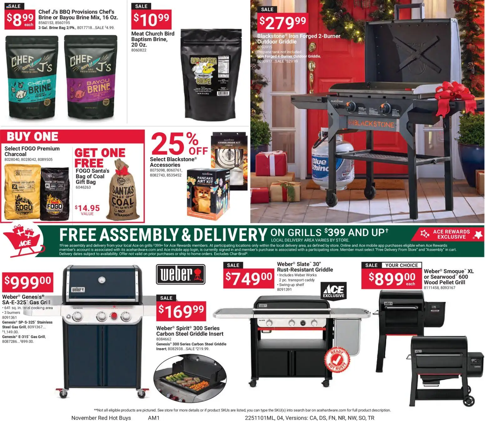 ACE Hardware Red Hot Buys - valid from 01.11.2025 | Page: 4 | Products: Shelf, Griddle, Grill, Iron