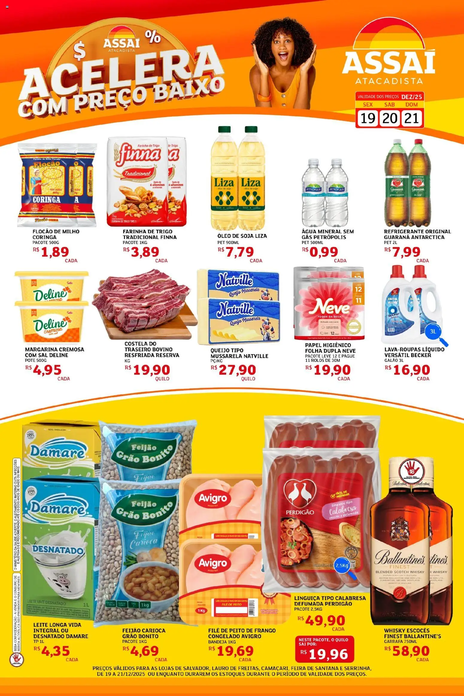 Assaí Atacadista Folheto - válido de 19.12.2025 | Página: 1 | Produtos: Óleo, Bebida, Soja, Margarina
