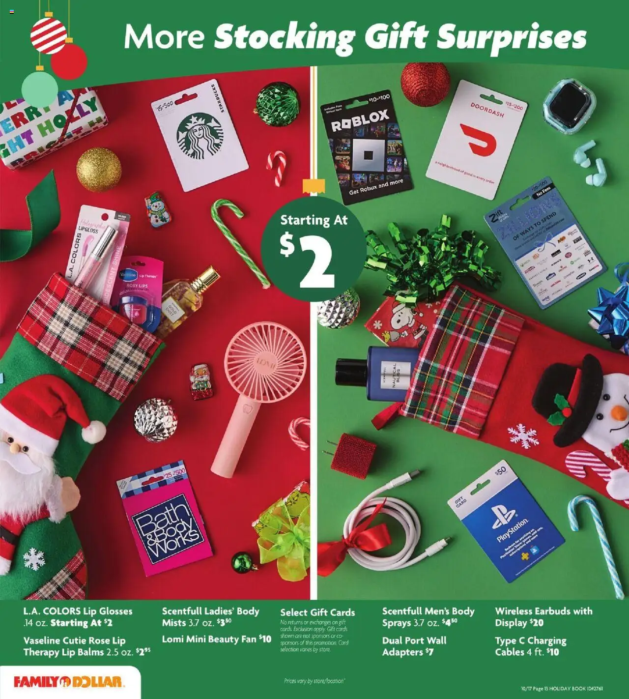 Family Dollar Holiday Book - valid from 17.10.2025 | Page: 5 | Products: Bath, Playstation, Fan