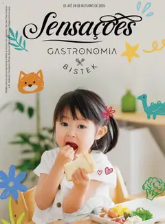 Bistek Supermercados - Ofertas Sensações Gastronomia - Pré-Visualização do folheto da loja Bistek Supermercados, válido de 01.10.2025