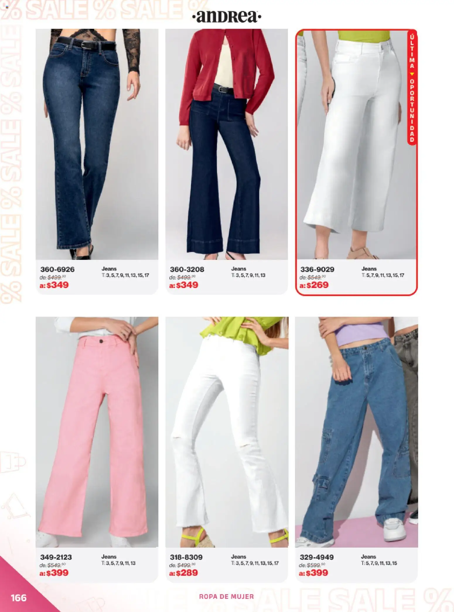 Nuevas ofertas de Andrea válidas en toda la República Mexicana desde el 21.12.2025. ¡Encuentra las mejores ofertas en Andrea catálogo Outlet! | Página: 166 | Productos: Ropa