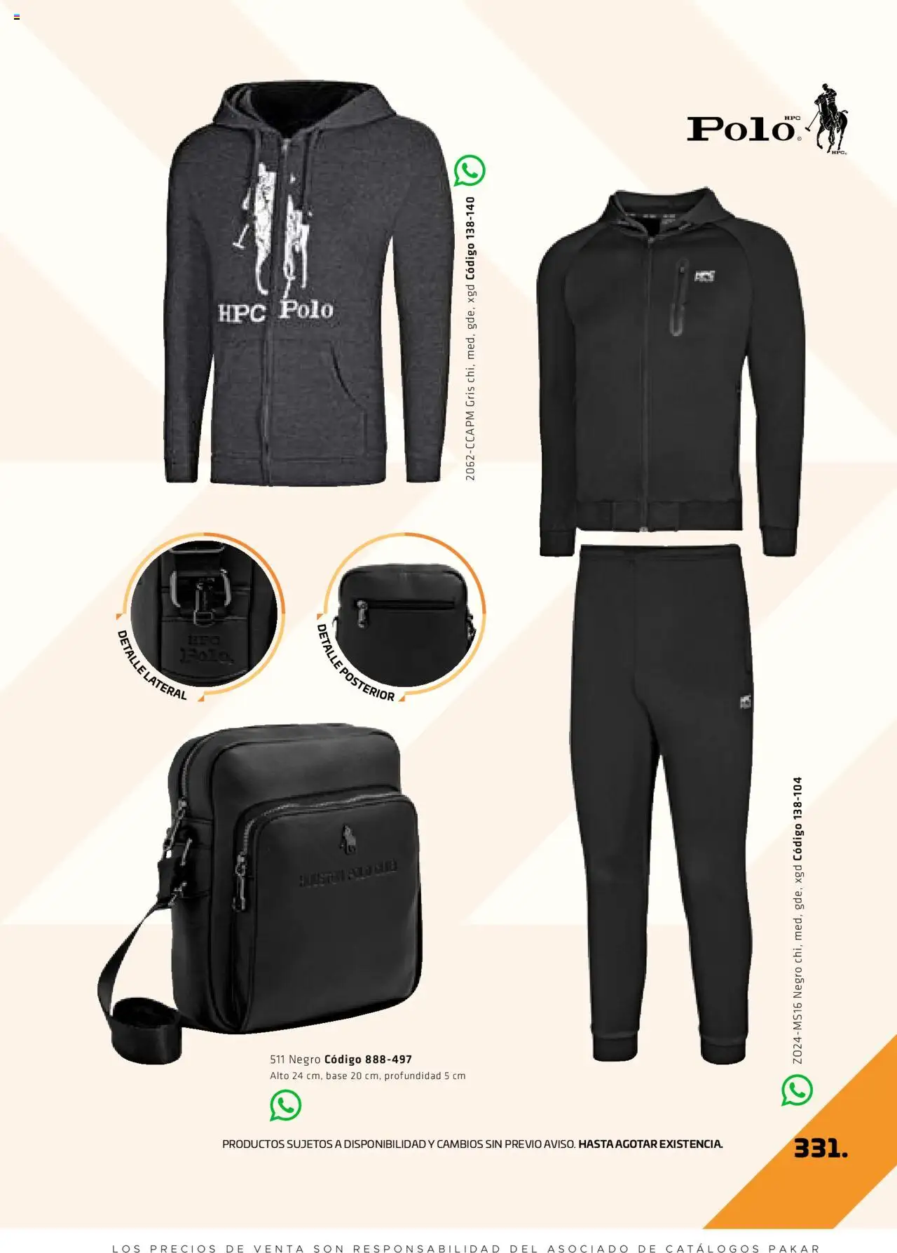 Nuevas ofertas de SC Pakar válidas en toda la República Mexicana desde el 29.08.2025. ¡Encuentra las mejores ofertas en SC Pakar - Catálogo Otoño Men Tomo 1! | Página: 331