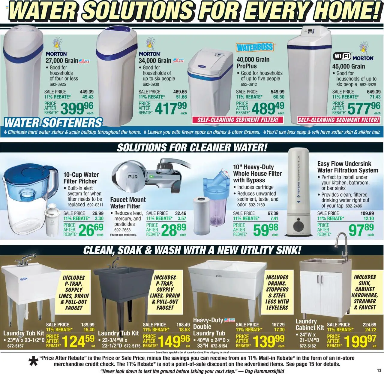 Menards Weekly Ad - valid from 04.06.2025 | Page: 23 | Products: Soap, Water Filter, Water