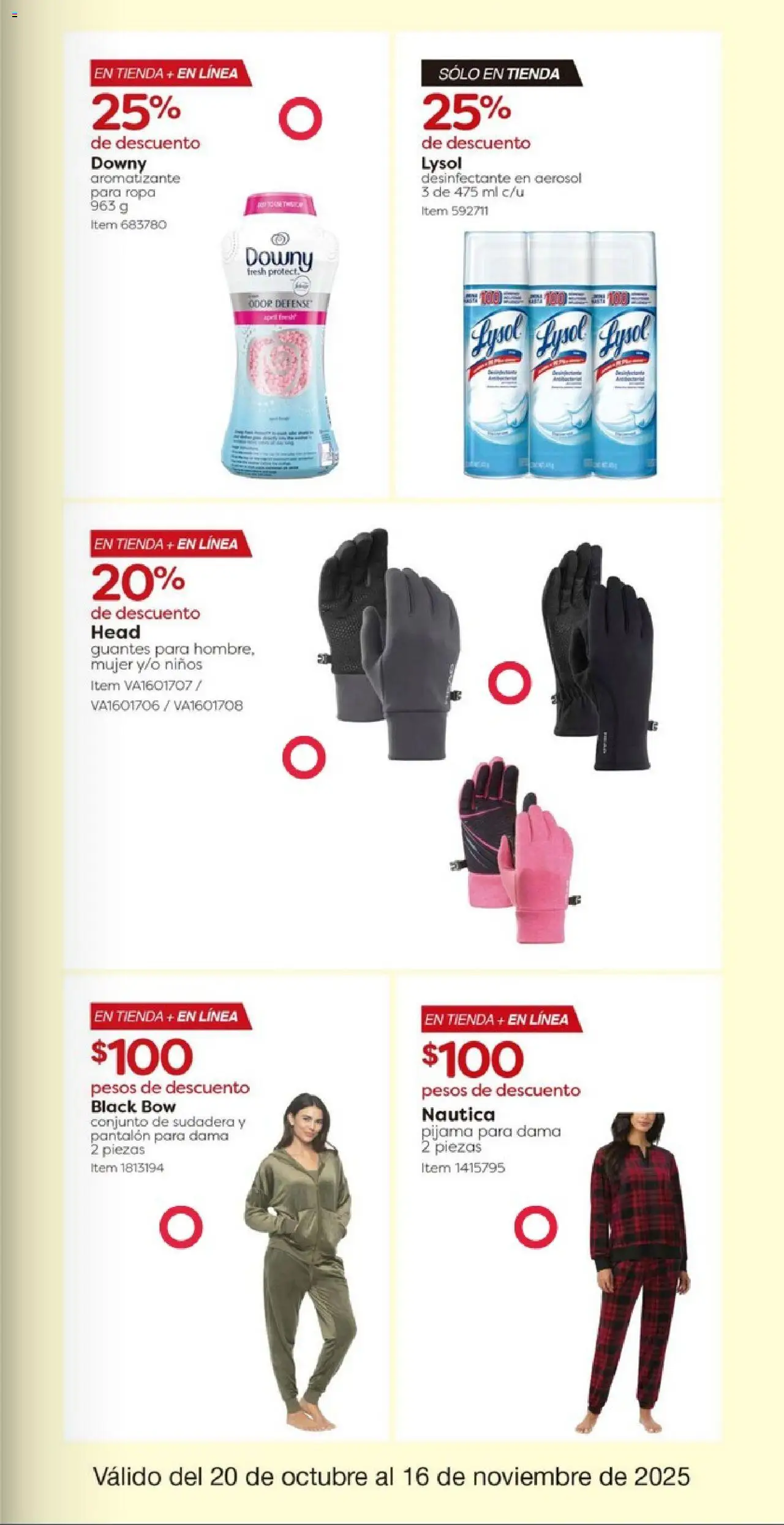 Nuevas ofertas de Costco válidas en toda la República Mexicana desde el 20.10.2025. ¡Encuentra las mejores ofertas en Costco catálogo! | Página: 13 | Productos: Pijama, Desinfectante, Sudadera, Conjunto