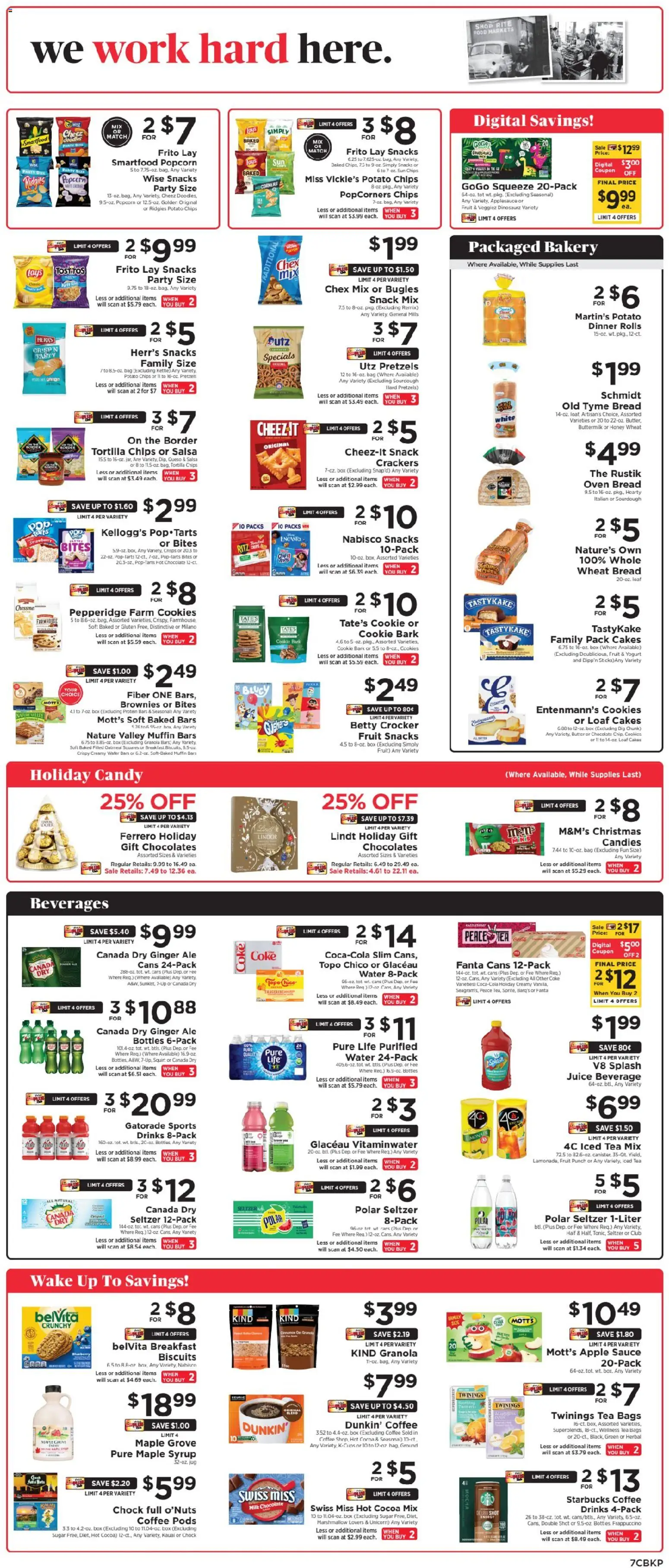 ShopRite Weekly Ad - valid from 28.11.2025 | Page: 7 | Products: Chocolate, Water, Bag, Kettle