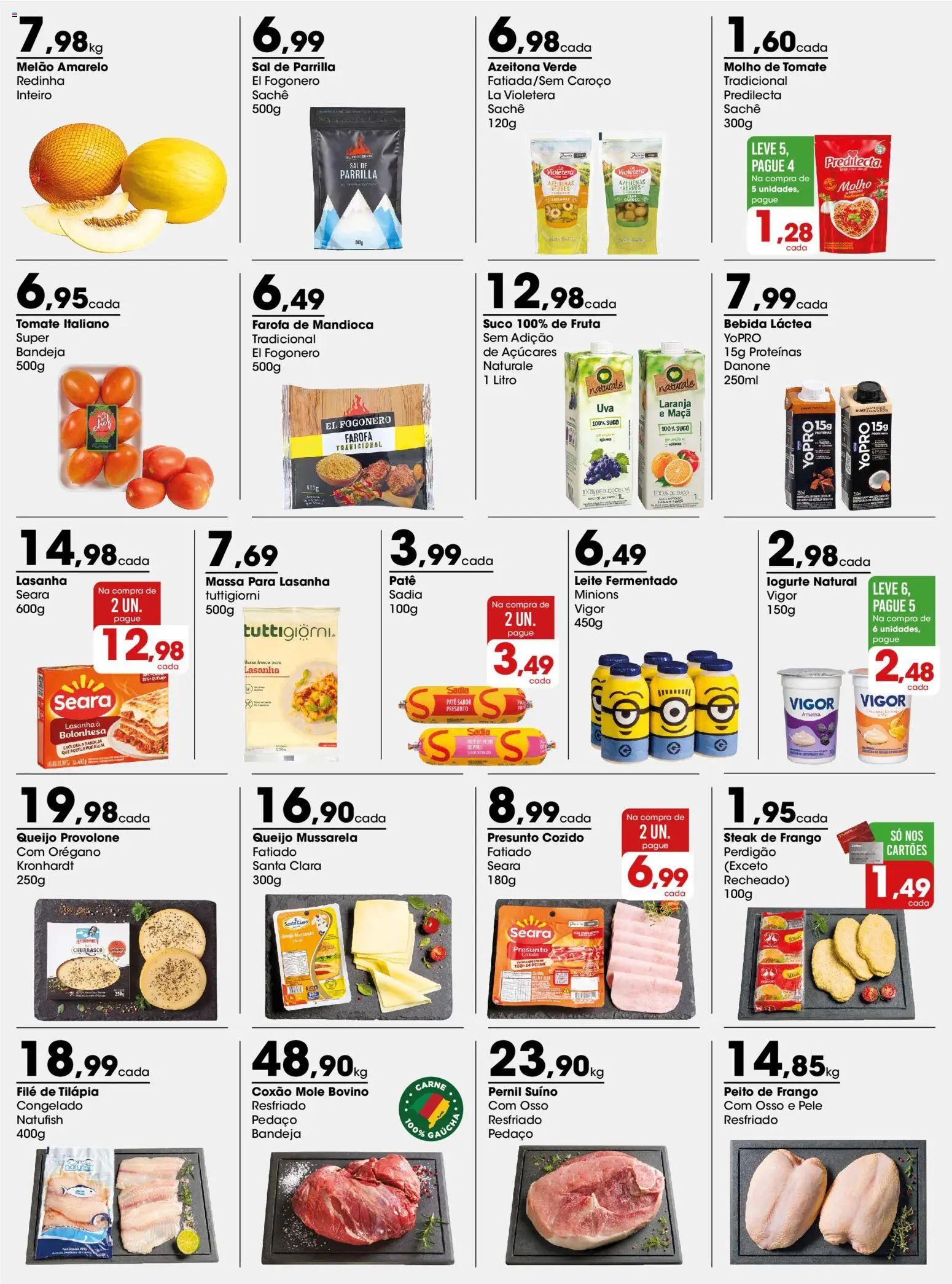 Zaffari Folheto - válido de 16.02.2026 | Página: 2 | Produtos: Molho de tomate, Bandeja, Farofa, Filé de tilápia
