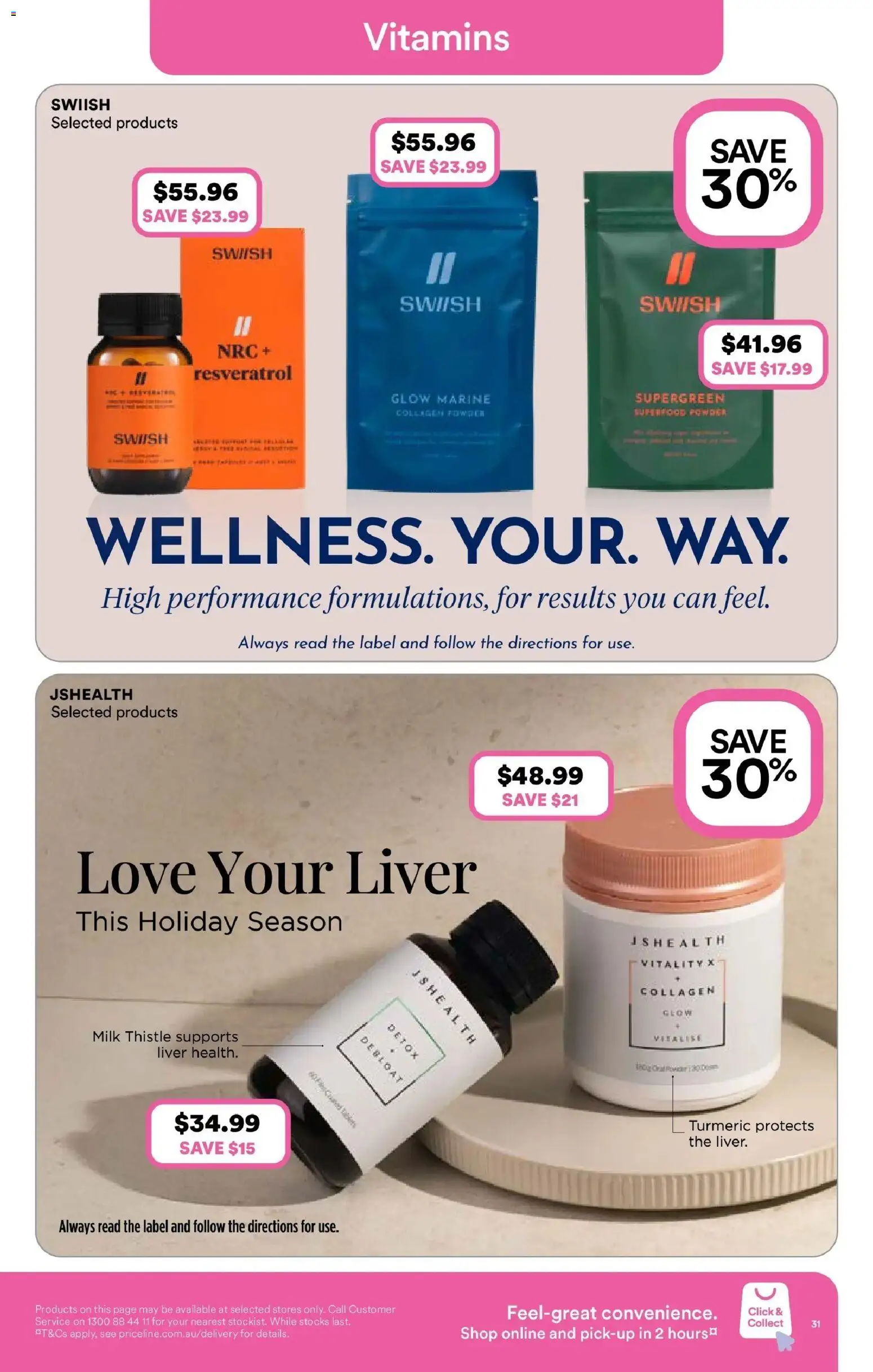 Priceline Pharmacy catalogue - valid from 01.12.2025 | Page: 31 | Products: Powder, Milk, Collagen