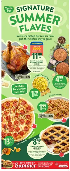 Save on foods flyer valid from 31.07.2025 | Page: 14 | Products: Pasta, Case, Pizza, Chicken