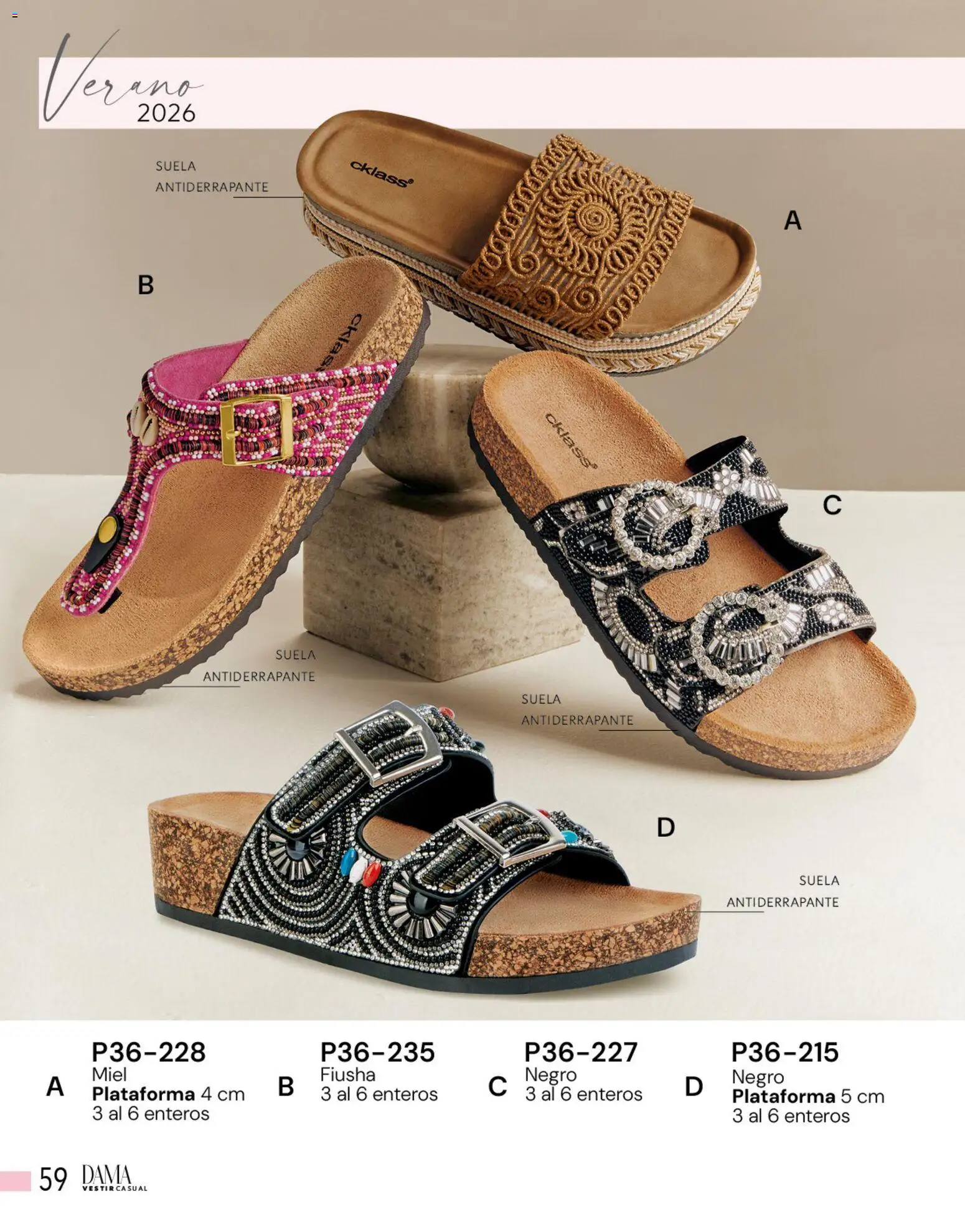 Nuevas ofertas de Cklass válidas en toda la República Mexicana desde el 05.03.2026. ¡Encuentra las mejores ofertas en Cklass catálogo Complemento Verano Ropa! | Página: 294